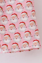 Load image into Gallery viewer, Pink christmas santa claus print women pajamas pants
