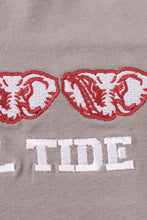 Load image into Gallery viewer, Grey roll tide embroidery boy top
