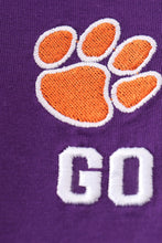 Load image into Gallery viewer, Puprle go tigers embroidery boy top
