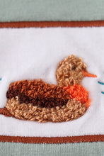 Load image into Gallery viewer, Sage duck french knot boy bubble set
