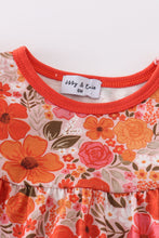 Load image into Gallery viewer, Fall floral print ruffle bubble
