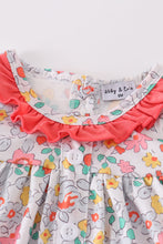 Load image into Gallery viewer, Pink floral print girl bloomer set
