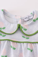 Load image into Gallery viewer, Floral bow print girl bloomer set
