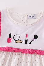 Load image into Gallery viewer, Rose makeup embroidery girl set
