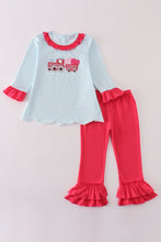 Load image into Gallery viewer, Pink truck heart applique girl set
