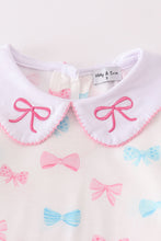 Load image into Gallery viewer, Pink bow print girl set
