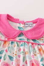 Load image into Gallery viewer, Pink floral girl bloomer set
