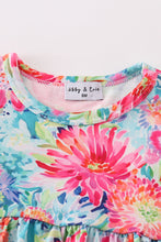 Load image into Gallery viewer, Tropical Bloom print girl bloomer set
