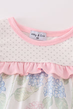 Load image into Gallery viewer, Pink Blossom Serenity print girl bloomer set
