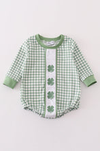 Load image into Gallery viewer, Green clover embroidery boy bubble
