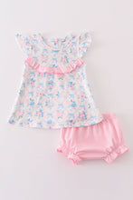 Load image into Gallery viewer, Pink Petal Dream girl bloomer set
