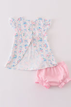 Load image into Gallery viewer, Pink Petal Dream girl bloomer set
