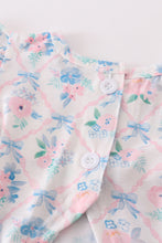 Load image into Gallery viewer, Pink Petal Dream girl bloomer set
