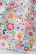 Load image into Gallery viewer, Green daisy print mom&amp;me dress
