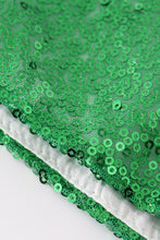 Load image into Gallery viewer, Green sequin mardi gras girl skorts
