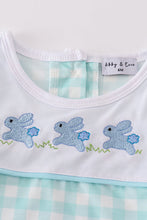 Load image into Gallery viewer, Leopard bunny embroidery boy bloomer set
