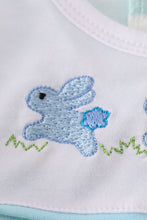 Load image into Gallery viewer, Leopard bunny embroidery boy bloomer set
