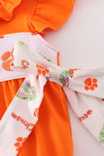 Load image into Gallery viewer, Orange clemson embroidery girl bubble
