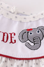 Load image into Gallery viewer, Maroon roll tide embroidery girl set
