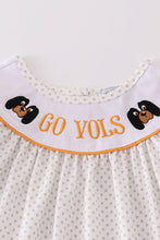 Load image into Gallery viewer, Orange go vols embroidery girl set
