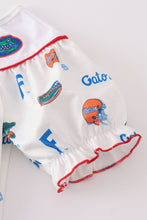 Load image into Gallery viewer, Blue gators embroidery girl set
