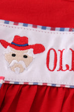 Load image into Gallery viewer, Red ole miss embroidery girl bloomer set
