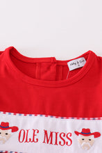 Load image into Gallery viewer, Red ole miss embroidery girl dress
