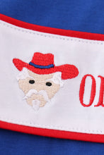 Load image into Gallery viewer, Blue ole miss embroidery boy set
