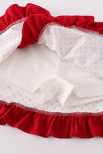 Load image into Gallery viewer, Red sooners embroidery girl skort set
