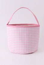 Load image into Gallery viewer, Pink easter bunny applique bucket
