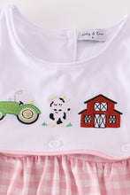 Load image into Gallery viewer, Pink farm embroidery girl set
