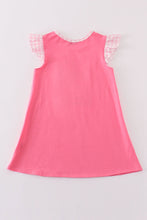 Load image into Gallery viewer, Pink carousel applique girl dress
