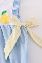 Load image into Gallery viewer, Blue lemon french knot girl bubble
