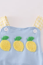 Load image into Gallery viewer, Blue lemon french knot boy bubble
