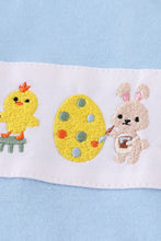 Load image into Gallery viewer, Yellow bunny egg embroidery boy set
