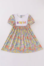 Load image into Gallery viewer, Easter floral bunny egg embroidery girl dress
