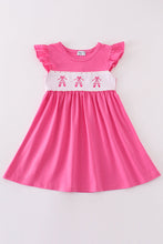 Load image into Gallery viewer, Pink ballerina embroidery girl dress
