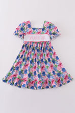 Load image into Gallery viewer, Blooming love MAMA&#39;S GIRL embroidery girl dress
