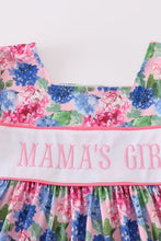 Load image into Gallery viewer, Blooming love MAMA&#39;S GIRL embroidery girl dress
