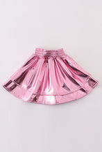 Load image into Gallery viewer, Pink girl ruffle laser skorts
