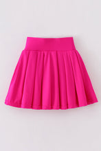 Load image into Gallery viewer, Hot pink Pleats active skorts
