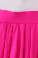 Load image into Gallery viewer, Hot pink Pleats active skorts
