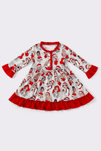 Load image into Gallery viewer, Red christmas princess girl gown
