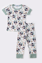 Load image into Gallery viewer, Green character print unisex pajama set
