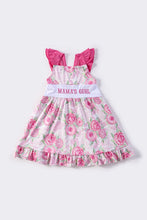 Load image into Gallery viewer, Pink floral MAMA&#39;S GIRL dress
