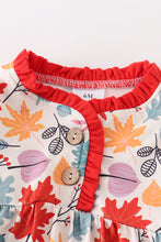 Load image into Gallery viewer, Red floral print baby gown
