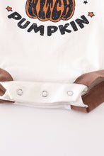 Load image into Gallery viewer, Halloween pumpkin baby romper
