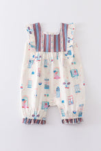 Load image into Gallery viewer, Platinum balcony print baby jumpsuit
