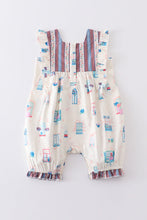 Load image into Gallery viewer, Platinum balcony print baby jumpsuit
