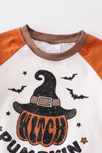 Load image into Gallery viewer, Halloween pumpkin boy top
